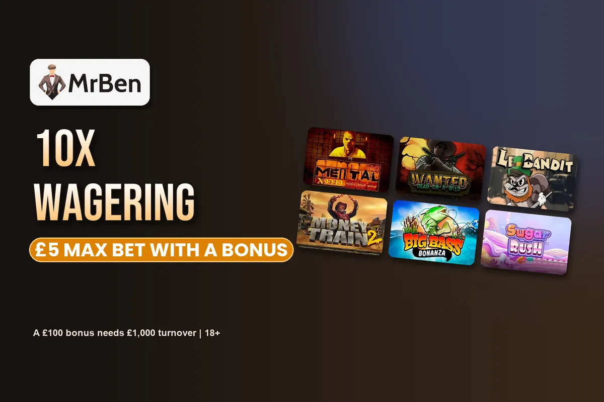 Mr Ben Casino 10x wagering rules