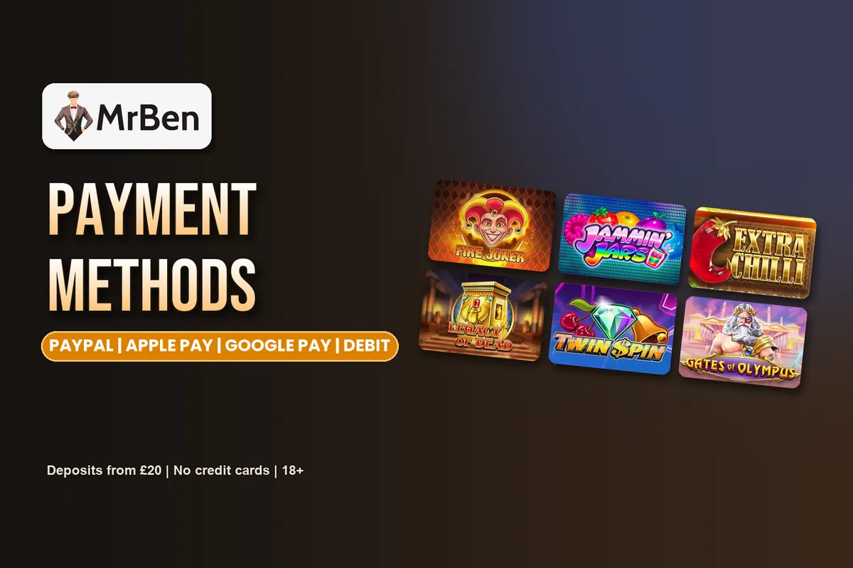 Mr Ben Casino payment methods